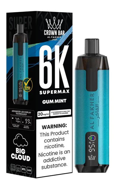 Al Fakher Supermax 6000 Puffs Disposable Vape Vape Club UK