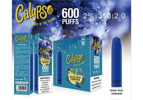 Calypso Bar 600 puffs Disposable Vape pod device - 20mg Vape Club UK