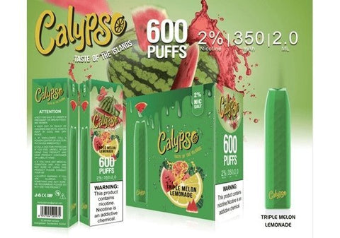 Calypso Bar 600 puffs Disposable Vape pod device - 20mg Vape Club UK