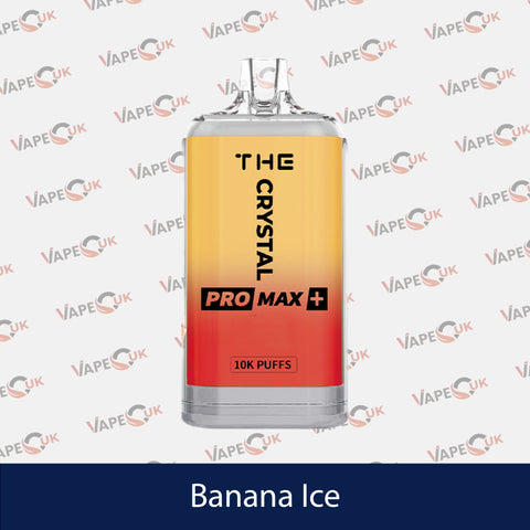 Crystal Pro Max 10000 Puffs - Banana Ice Vape Club UK