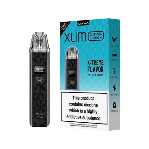 OXVA Xlim Classic Edition Pod Vape Kit X - treme Flavour Vape Club UK