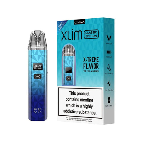 OXVA Xlim Classic Edition Pod Vape Kit X - treme Flavour Vape Club UK