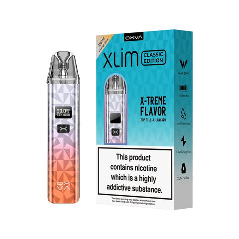OXVA Xlim Classic Edition Pod Vape Kit X - treme Flavour Vape Club UK