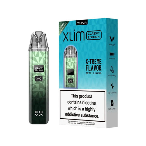 OXVA Xlim Classic Edition Pod Vape Kit X - treme Flavour Vape Club UK