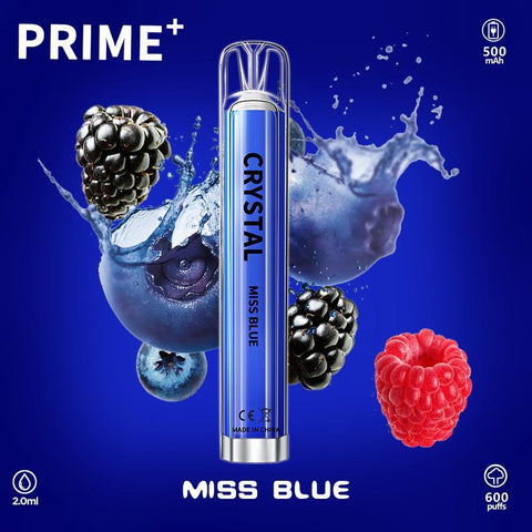 Pime Crystal Bar 600 Disposable Vape Pod Pack of 10 Vape Club UK