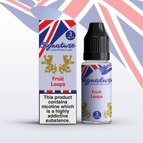 Signature - Fruit Loops - 10ml E-liquids (Pack of 10) Vape Club UK
