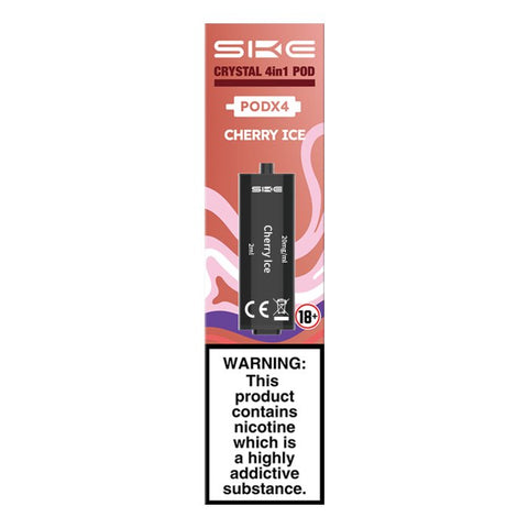SKE Crystal 2400 4 in 1 Prefilled Pods (Box of 40) Vape Club UK