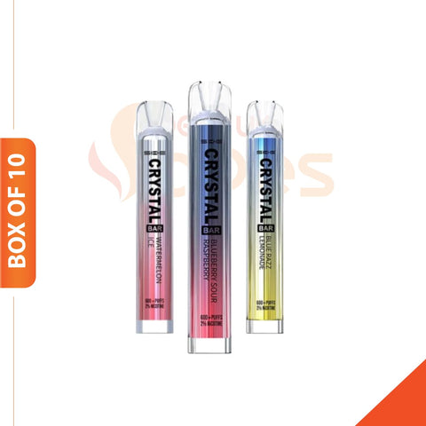 SKE Crystal Bar 600 Puffs Disposable Vape (Pack of 10) Vape Club UK