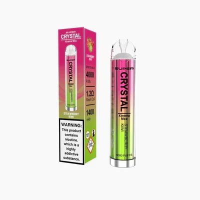 Super Crystal Xtreme Max 4000 Disposable Vape Pod Vape Club UK