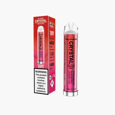 Super Crystal Xtreme Max 4000 Disposable Vape Pod Vape Club UK
