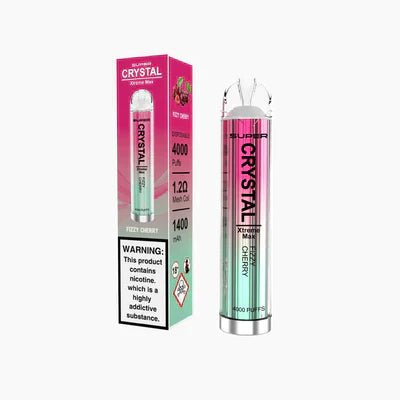 Super Crystal Xtreme Max 4000 Disposable Vape Pod Vape Club UK