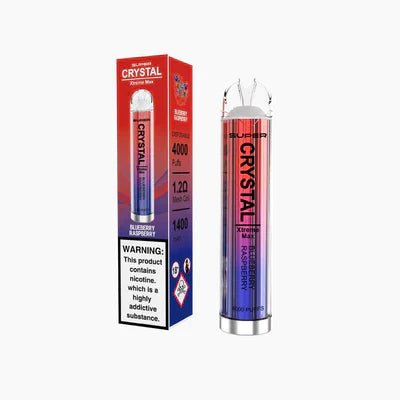 Super Crystal Xtreme Max 4000 Disposable Vape Pod Vape Club UK