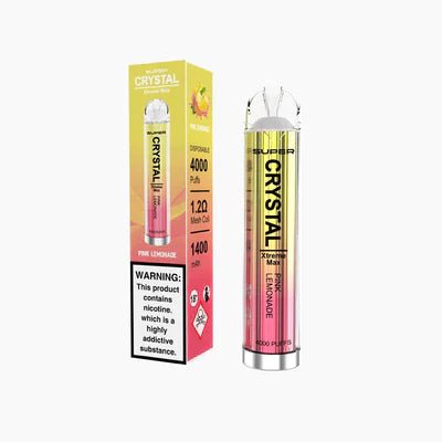Super Crystal Xtreme Max 4000 Disposable Vape Pod Vape Club UK