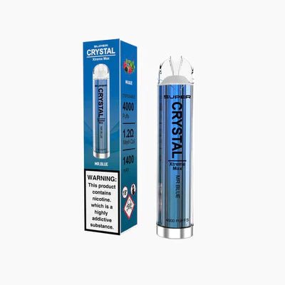 Super Crystal Xtreme Max 4000 Disposable Vape Pod Vape Club UK