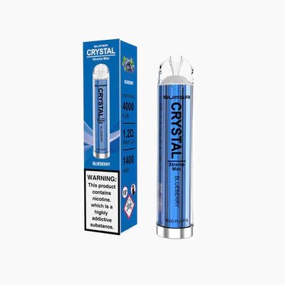 Super Crystal Xtreme Max 4000 Disposable Vape Pod Vape Club UK
