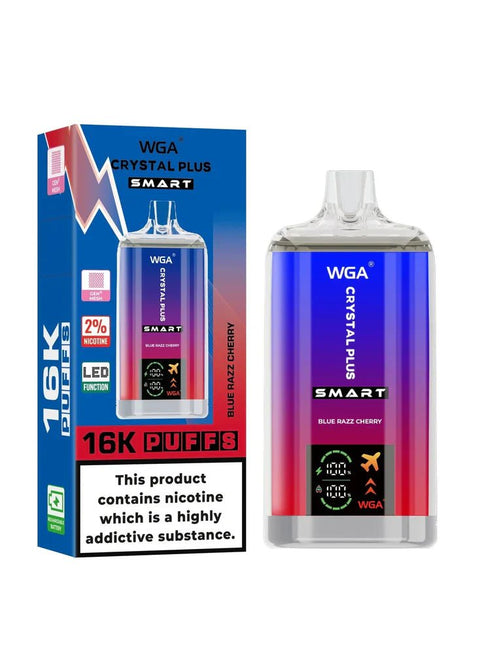 WGA Crystal Plus Smart 16000+ Puffs Disposable Vape (Box of 10) Vape Club UK