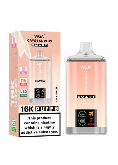 WGA Crystal Plus Smart 16000+ Puffs Disposable Vape (Box of 10) Vape Club UK