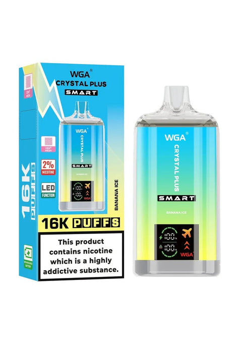 WGA Crystal Plus Smart 16000+ Puffs Disposable Vape (Box of 10) Vape Club UK