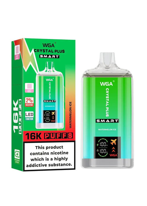 WGA Crystal Plus Smart 16000+ Puffs Disposable Vape (Box of 10) Vape Club UK