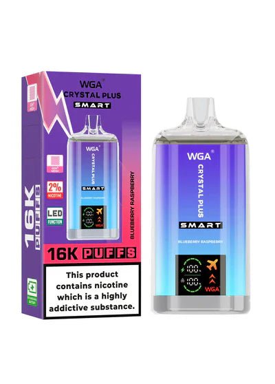 WGA Crystal Plus Smart 16000+ Puffs Disposable Vape (Box of 10) Vape Club UK