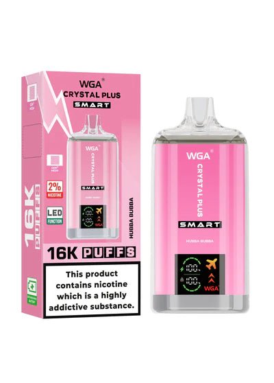 WGA Crystal Plus Smart 16000+ Puffs Disposable Vape (Box of 10) Vape Club UK