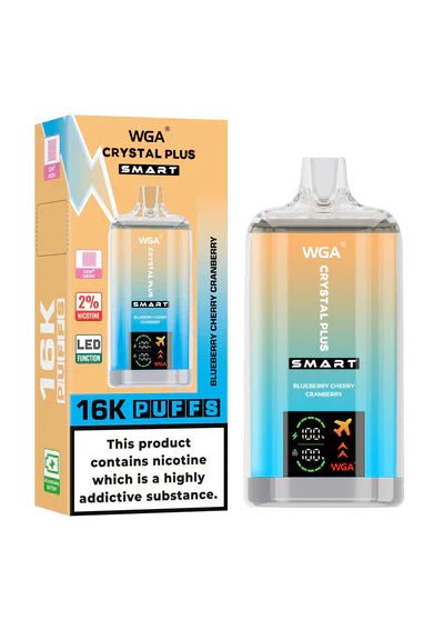 WGA Crystal Plus Smart 16000+ Puffs Disposable Vape (Box of 10) Vape Club UK