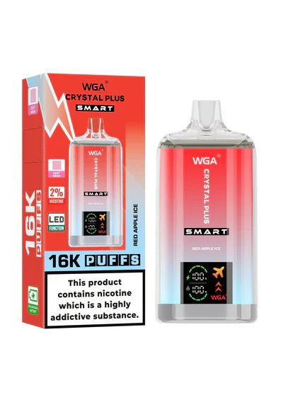 WGA Crystal Plus Smart 16000+ Puffs Disposable Vape (Box of 10) Vape Club UK
