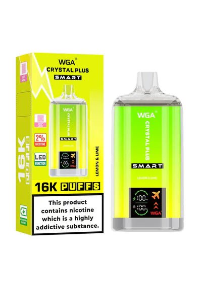 WGA Crystal Plus Smart 16000+ Puffs Disposable Vape Vape Club UK