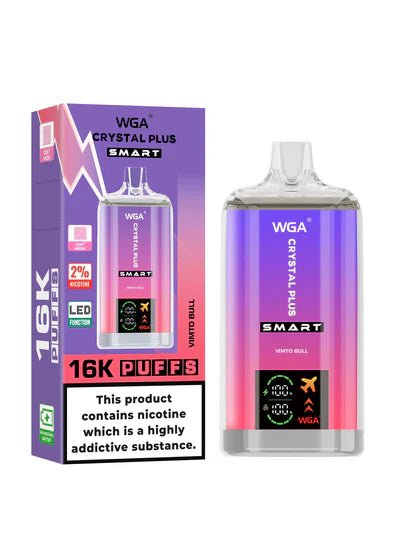 WGA Crystal Plus Smart 16000+ Puffs Disposable Vape Vape Club UK