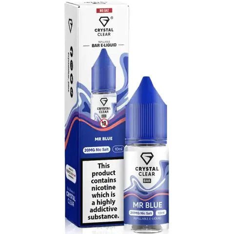 Crystal Clear Nic Salts 10ml- Pack of 10 vapeclubuk.co.uk