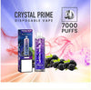 Crystal Prime 7000 Puffs Disposable Vape (Pack of 10) Vape Club UK