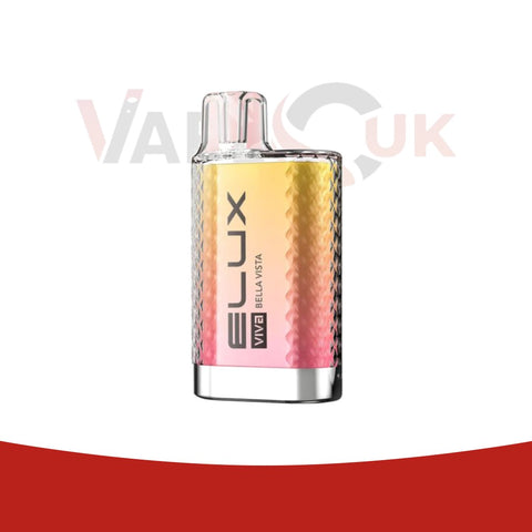 Elux Viva 600 Crystal Disposable Vape Puff Bar Pod Box of 10 vapeclubuk.co.uk