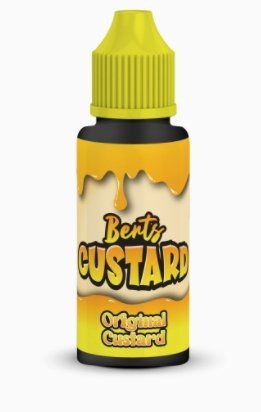 Kingston Berts Custard 100ML Shortfill vapeclubuk.co.uk