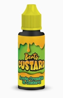 Kingston Berts Custard 100ML Shortfill vapeclubuk.co.uk