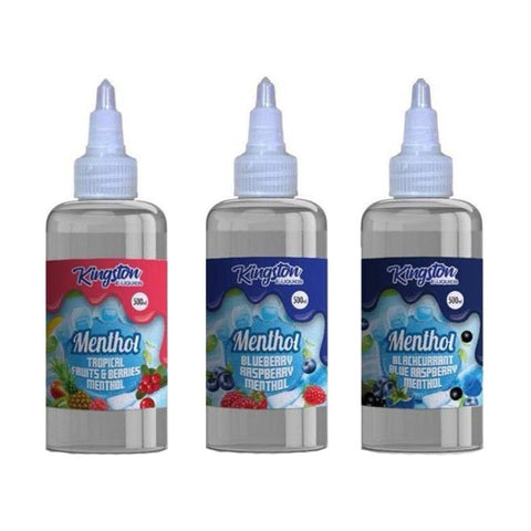Kingston E-liquids Menthol 500ml Shortfill vapeclubuk.co.uk