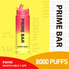 Prime Bar 8000 Disposable Vape Puff Bar Box of 10 vapeclubuk.co.uk