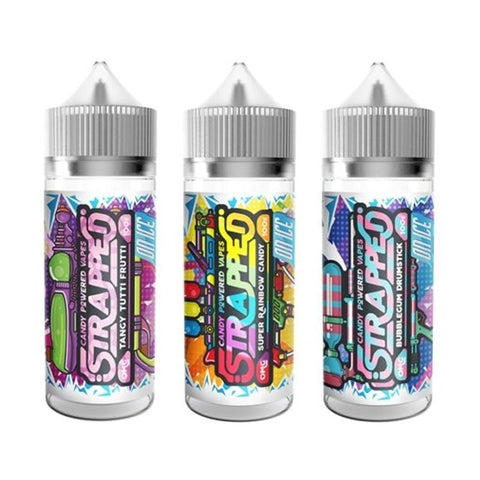 Strapped Ice 100ML Shortfill vapeclubuk.co.uk