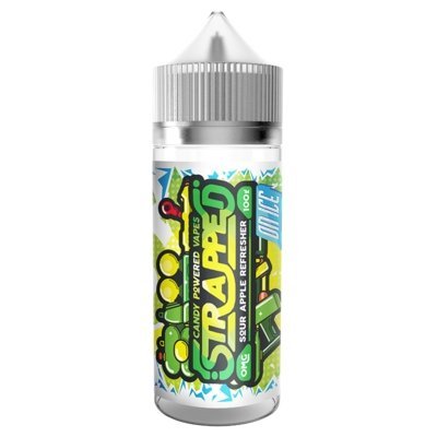Strapped Ice 100ML Shortfill vapeclubuk.co.uk